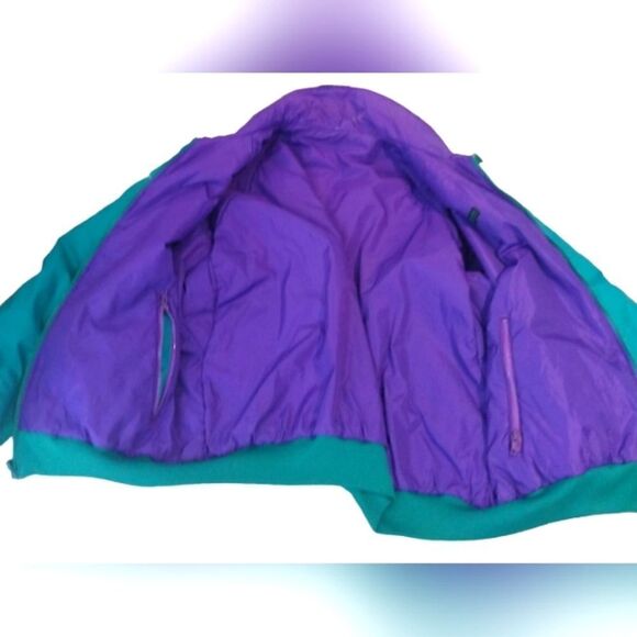 Columbia Reversible Spring & Fall Windbreaker Jacket SZ medium - Large Vintage - Picture 9 of 16